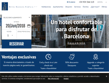 Tablet Screenshot of hotelsagradafamilia.com